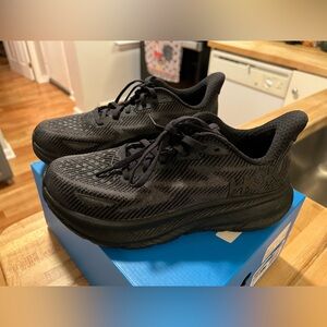 Hoka W Clifton 9 Black Running Shoes
